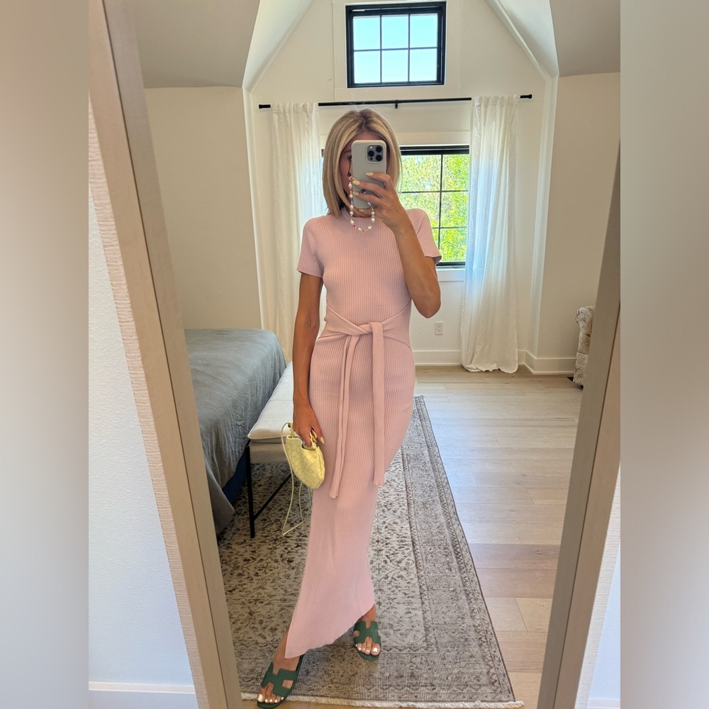 Ronny kobo maxi pink dress